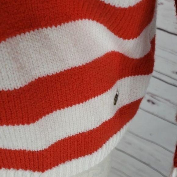 H&M Label of Graded Goods red white striped small quarter‎ sleeveSweater - Picture 5 of 8